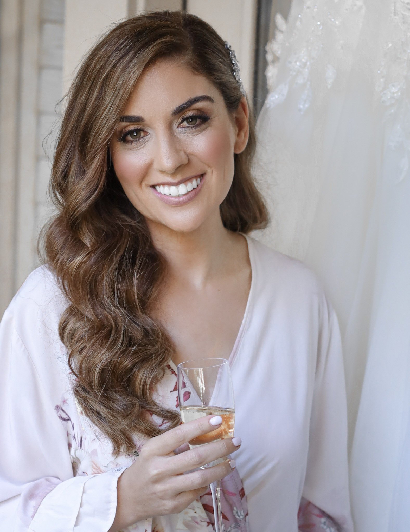 San Diego bride — luxury bridal hair and makeup by Ania Glam Lab (Meghan )