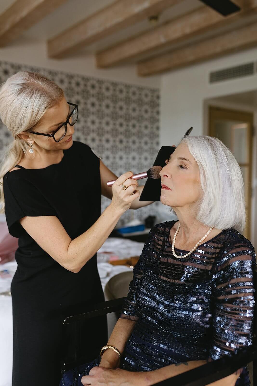 Mother of bride makeup artist San Diego — Ania Glam Lab bridal party services